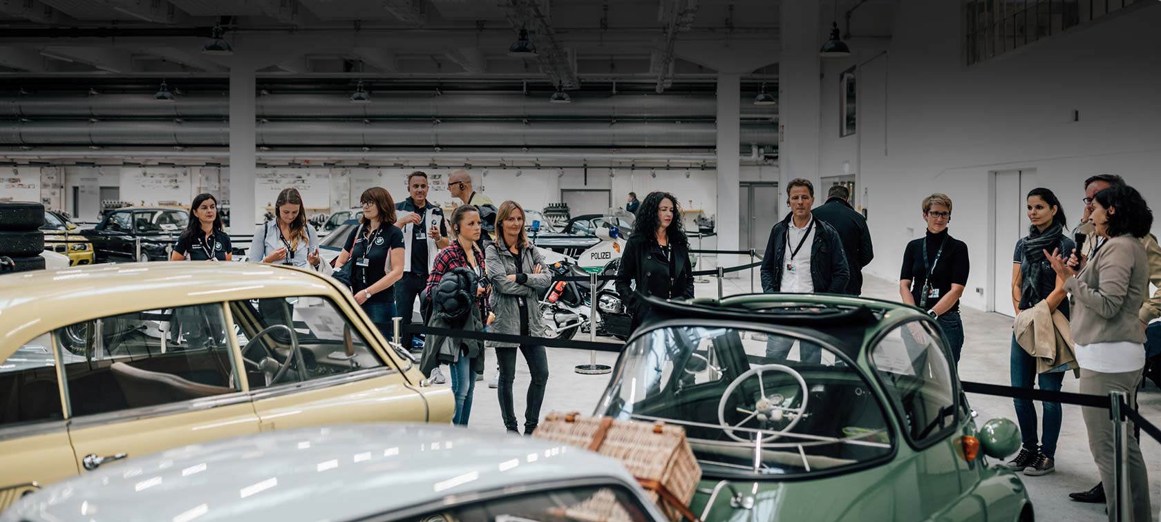  Guided tour of the BMW Classic exhibition of the BMW Group