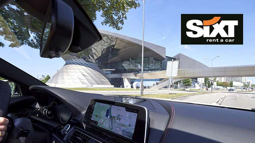 Sixt pick-up at the BMW Welt