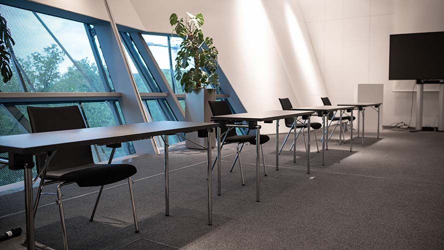 BMW Welt Business Center Equipment Seating in the BMW Welt Business Center