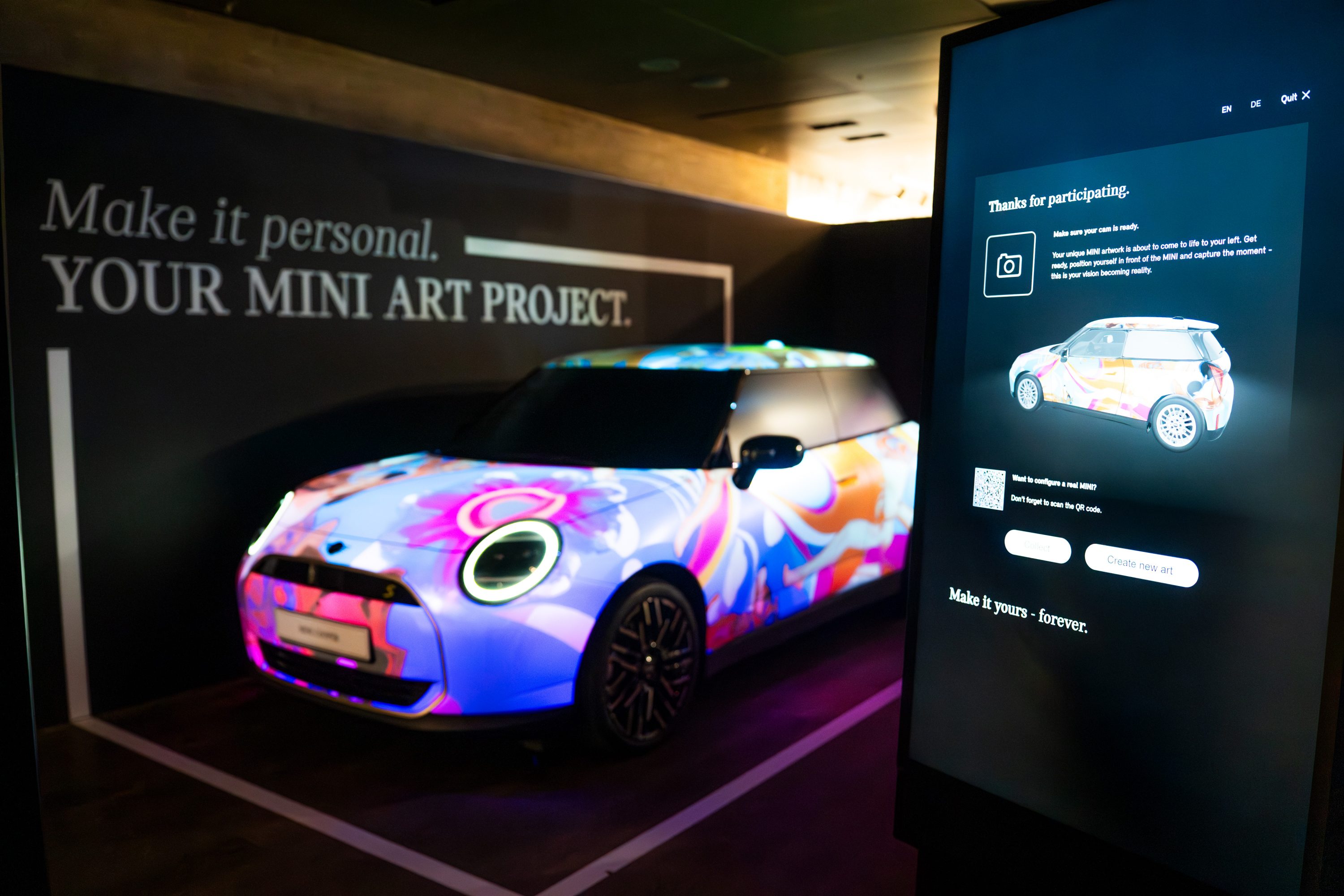 BMW Welt Ausstellungen MINI Art Projekt